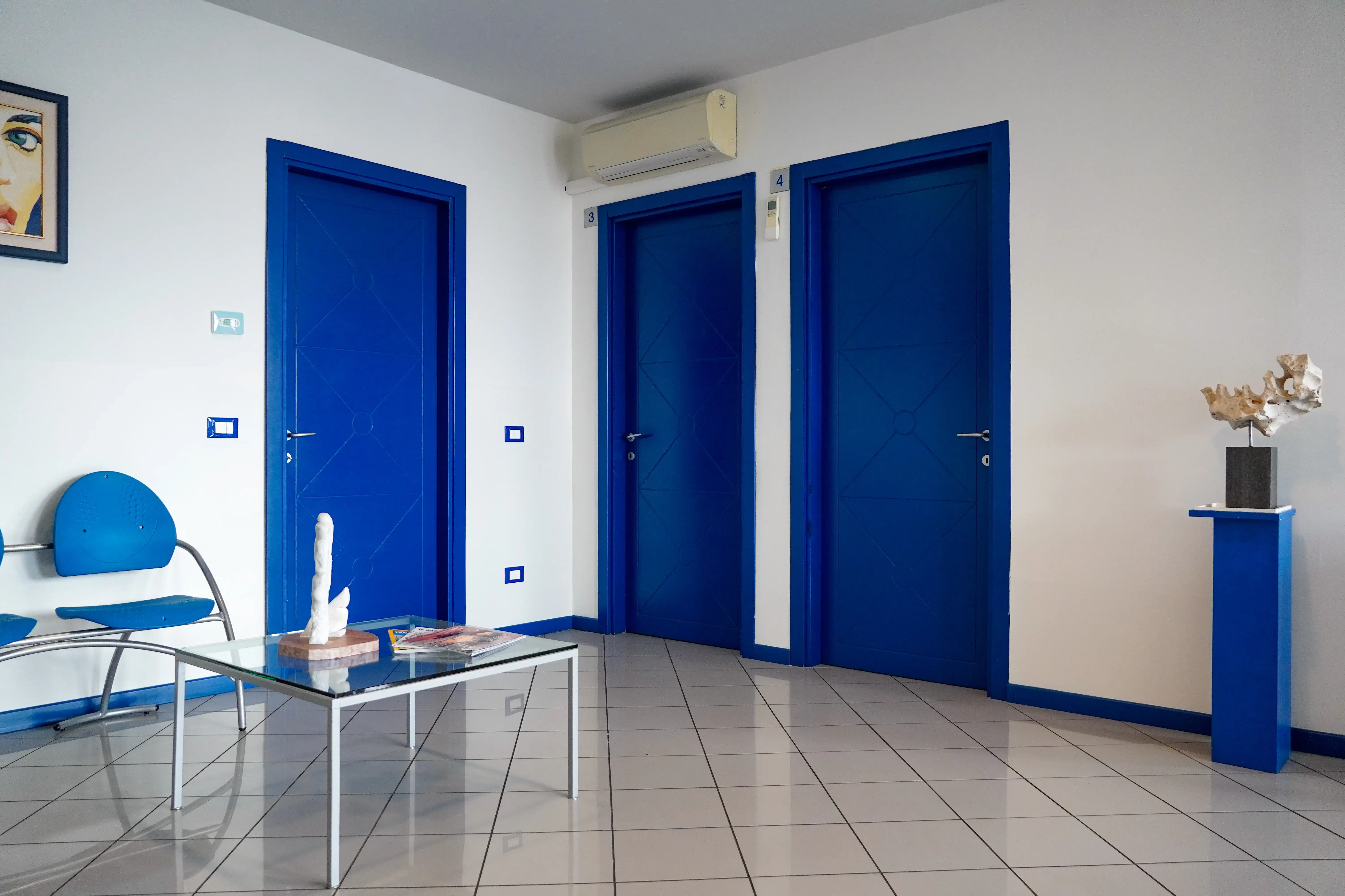 Area di accoglienza del centro medico
